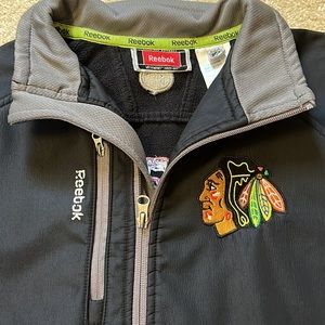 Reebok NHL Chicago Blackhawks jacket youth M (10-12) embroidered